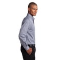 thumbnail image 3 of Port Authority Men's Tall Tattersall Easy Care Shirt - TLS642, 3 of 5