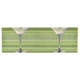 thumbnail image 6 of Yayeee Kitchen Valance Rod Pocket 54" x 18" Living Room Window Curtain, Green Martini Glass, 6 of 6
