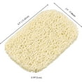 thumbnail image 4 of Almohadilla elevadora escurridora para jabón de color beige, paquete de 4, 2,9 x 4,5 pulgadas, PVC, sin BPA, antideslizante, duradera, 4 of 5