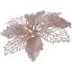 thumbnail image 1 of 10 piezas de adornos de flor de Pascua con purpurina, adornos para árbol de Navidad, colgante para árbol de Navidad, flores artificiales de Navidad, decoración de corona navideña para árbol de Navidad, 1 of 5