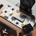 thumbnail image 2 of Long Mouse Pads for Desk,Autumn Halloween Pumpkins Pattern Desk Mats on Top Of Desks, Desk Mouse Pad Extra Large with 3mm Non-Slip Base and Stitched Edge for Gaming,Office,Work,Home 35.4x15.7in, 2 of 5