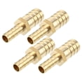 thumbnail image 1 of 4 piezas 16 mm - 10 mm de forma recta espiga para manguera tubo de púas recto montaje de tubería conector de montaje de manguera de latón, 1 of 1