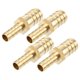 thumbnail image 1 of 4 piezas 16 mm - 10 mm de forma recta espiga para manguera tubo de púas recto montaje de tubería conector de montaje de manguera de latón, 1 of 1