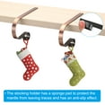 thumbnail image 4 of Christmas Stocking Holders, 6pcs Stocking Holder Stand Metal Hooks for Fireplace Decorations, Bronze, 4 of 5