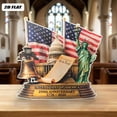 thumbnail image 5 of XINGAG Patriotic Tabletop Decorations, 250th Anniversary 1776–2026 4th of July Table Decorations Red White Blue Table Centerpieces American Flag Sign for Office Tiered Tray Home Shelf Party, 5 of 9