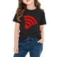 thumbnail image 3 of Blusas y camisas de manga corta con cuello redondo para niños y niñas, camisetas gráficas de manga corta, blusas con estampados bonitos para la temporada escolar., 3 of 8