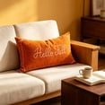 thumbnail image 6 of LEFXSMR Fall Decor Pillow Covers Halloween Decorations Indoor Outdoor Throw Pillow Covers Cushion Case for Home Sofa Couch Bed Chair, Orange, 6 of 6