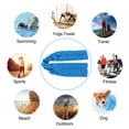thumbnail image 4 of 2 Packs Cooling Towel,40"x 12" Ice Towels Microfiber Cool Towel,Multi-purpose Soft Breathable Chilly Towel for Yoga,Golf,Gym,Camping, Running,Fitness,Workout and More Activities, 4 of 5