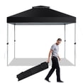 thumbnail image 3 of Gymax Abri de Jardin Instantané à 2 Niveaux 10 Pieds x 10 Pieds, Tente Pliante, Gazebo Instantané, Sac de Transport Ajustable avec Roue, 3 of 7