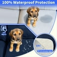 thumbnail image 4 of Hemvt 100% Waterproof Recliner Couch Covers 2 Seater, 1-Piece Washable Reclining Sofa Cover, Non-Slip Recliner Chair Cover with Pocket, Elastic Straps for Dogs, Pets, Dark Blue, 4 of 12