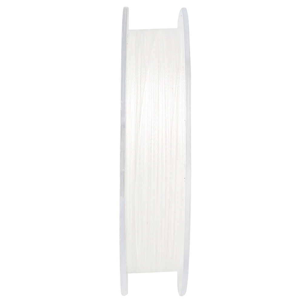 HERCULES Super Strong 300M 328 Yards Braided Fishing Line 30 LB Test for Saltwater Freshwater PE Braid Fish Lines 4 Strands - White, 30LB (13.6KG), 0.28MM