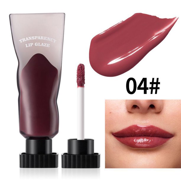 Xihbxyly Brillo Labial Rojo Hidratante para Labios, Efecto Espejo, Ligero, de Larga Duración, Fácil de Colorear, 4,5 Ml