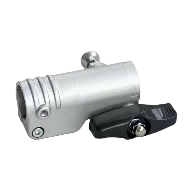 Conector rápido de tubo de aluminio para cortacésped, conector de eje de 28 mm, 9 dientes, conexión segura, componentes de recortadora de césped,