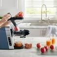 thumbnail image 4 of Omega Medical Medium 200W Blue Slow Masticating Juicer with Wide Mouth Chute for Less Prep, 4 of 12