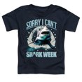 thumbnail image 2 of Shark Week Officially Licensed Sorry I Can't Kids T Shirt (4) for Toddler Boys and Girls, Navy, 2 of 4