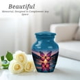 thumbnail image 5 of Butterfly Purple Urns For Ashes Adult Female Mother - Funeral Cremation Urns For Man And Woman - Blue Mini Urns For Human Ashes Adult - Small Urns For Human Ashes Keepsake Dad, 3 Inch, 5 of 7
