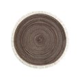 thumbnail image 4 of Stylish Round Table Mat In Soft Polyester Fabric With Delicate Tassels Trim For Home And Coffee Use, 4 of 9