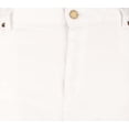 thumbnail image 3 of MICHAEL KORS Womens White Zippered Pocketed Skinny Logo Plate Wear To Work High Waist Jeans Plus 22W, 3 of 3