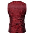 thumbnail image 4 of SDNall Gilet de Travail Décontracté à Boutons Croisés pour Hommes, 4 of 4