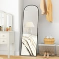 thumbnail image 2 of HOMCOM 64"x20" Full Length Mirror, Free Standing or Wall Mounted, Black, 2 of 10