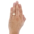 thumbnail image 7 of Diamond Trio Set 10K Yellow Gold Ladies Engagement Ring Mens Wedding Band .25 Ct, 7 of 7