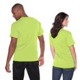 thumbnail image 2 of Wholesale 12 x OTTO 6.1 oz. Comfy Cotton Jersey Knit Unisex Heavyweight Comfy Tee T-Shirt - Lime - (12 Pcs), 2 of 3