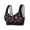thumbnail image 4 of Bras for Women Fashion Push Up Seamless Comfortable Bra Bralettes Soft Breathable Comfort Wireless Bra Black, Size 44, 4 of 4