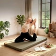 thumbnail image 5 of 4" Thick Self Inflating Sleeping Pad, Memory Foam Camping Mattress Pad with Electric Pump, 9.5 R-Value Insulated Sleeping Mat，4-Season Camping Pad for Travel, Car, Tent,Cot, Green, 5 of 9