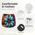 thumbnail image 4 of Salouo Colorful Blooming Flowers Print Women's 2 in 1 Running Shorts Double-Layer Shorts Athletic Workout Gym Yoga Shorts Running Shorts for Women-XX-Large, 4 of 7