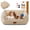Coffee-Medium, variant on Rectangle Cat Dog Bed For Large Medium Small Pets Indoor Outdoor Machine Washable Sleeping Sofa Non-slip Bottom Soft Puppy Durable Calming Pet Cuddler (small  Leopard)