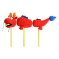 thumbnail image 4 of Peluche de dragón chino, adorno de la suerte, decoración del hogar para niños y niñas. rojo, 4 of 9