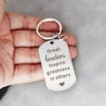 thumbnail image 5 of Great Leaders Inspire Greatness In Others Key Chain Stainless Steel Keychain Fashion Pendant Holiday Bag Car Keyrings Gift, 5 of 5