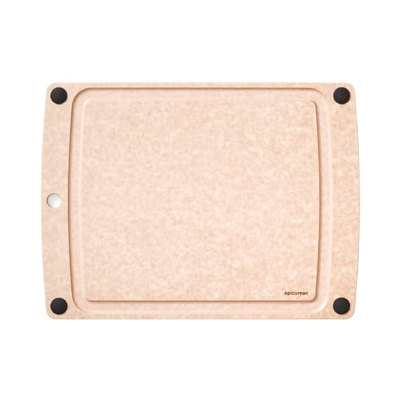 Tabla de cortar Epicurean All-In-One, 17,5 x 13 cm, color natural/negro