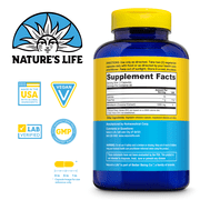 Nature's Life Monolaurin Capsules, 990 mg | Vegetarian | Support For Healthy Immune Function & Digestion | Derived from Raw Coconuts | Optimal Wellness Benefits | 180 ct