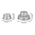 thumbnail image 7 of Travelwant 3Sets Stainless Steel Mason Jar Shaker Lids Caps for Cocktail,Dredge Flour,Mix Spices,Sugar, Salt, Peppers and More or Shake Drinks Cocktail--Fits Any Regular Mouth, 7 of 7