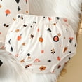 thumbnail image 6 of Baby Girls Summer Suit Fly Sleeve Cartoon Prints Romper Bodysuit and Shorts Baby Girl Outfits Sets 0 to 18 Months, 6 of 6