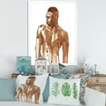 thumbnail image 3 of Designart 'Portrait of Handsome African Man On White II' Modern Framed Art Print, 3 of 4