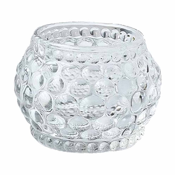Btomtd European Thickened Glass Candlestick Holders, Small Lamp and Bar Candlelight Dinner Decor, Home Decoration Ornaments and Candle Holder, 2.6"x2.6"x2", S