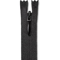 30 Inch Black Invisible Zipper – Nylon Coil Hidden Non-Separating Zipper for Sewing, Dress, Pillow, and Craft Projects