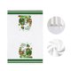 thumbnail image 5 of Hogar y cocina, Baño, Artículos de baño, Toalla de lavavajillas con diseño de sombrero verde enano y lunares a cuadros, Toallas de mano de poliéster, 5 of 6