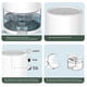 thumbnail image 2 of Deshumidificador de aire de 1000 ml Eliminador de humedad del secador de aire del dormitorio silencioso (EU blanco) Hugtrwg Libre de BPA, 2 of 9