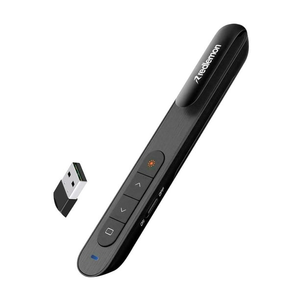 Apuntador Láser Inalámbrico Redlemon Presentador para Diapositivas USB