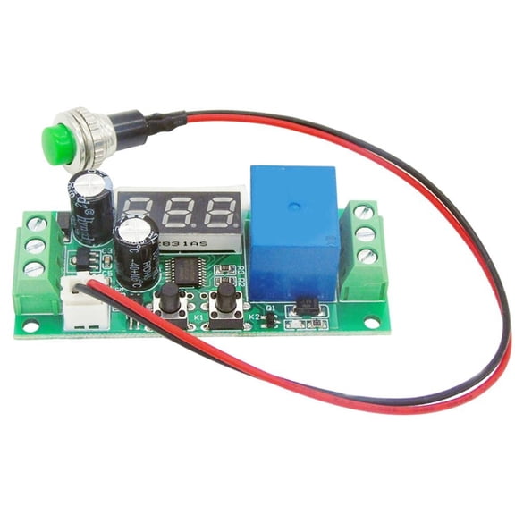 Yannee 12V Adjustable Timer Relay Module for Precision Delay Switch with Indicator Light