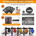 thumbnail image 3 of Bike Storage Rack, 85 inch Wall Mount Vertical Bicycles Hanger with 5 Bike Racks & 10 Hooks, Heavy Duty Bike Rack for Indoor Garage Storage, up to 1000lbs, 3 of 6