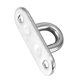 thumbnail image 1 of Almohadilla oblonga de acero inoxidable, 4 Uds., placa de ojo, anillo de grapa, bucle, tornillos de diseño en forma de U, colgador de gancho de montaje ShuxiuWang 8390613516992, 1 of 1