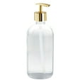 thumbnail image 6 of Refillable Gold Soap Dispenser Set with Pump for Bathroom, Kitchen (6 Pack), 6 of 10