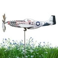 thumbnail image 4 of Gonipol Superfortress Wind Spinner, Airplane Wind Sculpture Spinner Windmills Stainless Steel Aircraft Windmill for Garden Yard Patio Outdoor Decoration, 4 of 9