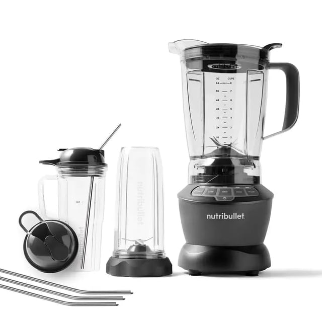 Nutribullet Combo Licuadora 1200 W NBC-12A NBF505DG Color Gris Oscuro