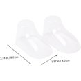 thumbnail image 4 of MAYUJIAASE 100pcs Plastic Foot Mold Shoe Tree Shoes Rack for Entryway Toddler Shoe Display Stand Acrylic Display Risers Manikin Display Cabinet Clear Shoes Holder Baby Shoe Type Pvc CJ#523, 4 of 8