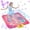 Pink, variant on Rirool Kids Dance Mat with LED Lights - 5 Game Modes Electronic Dance Pad, Non-Slip Floor Toy for Girls & Boys Ages 3-10, (Purple)